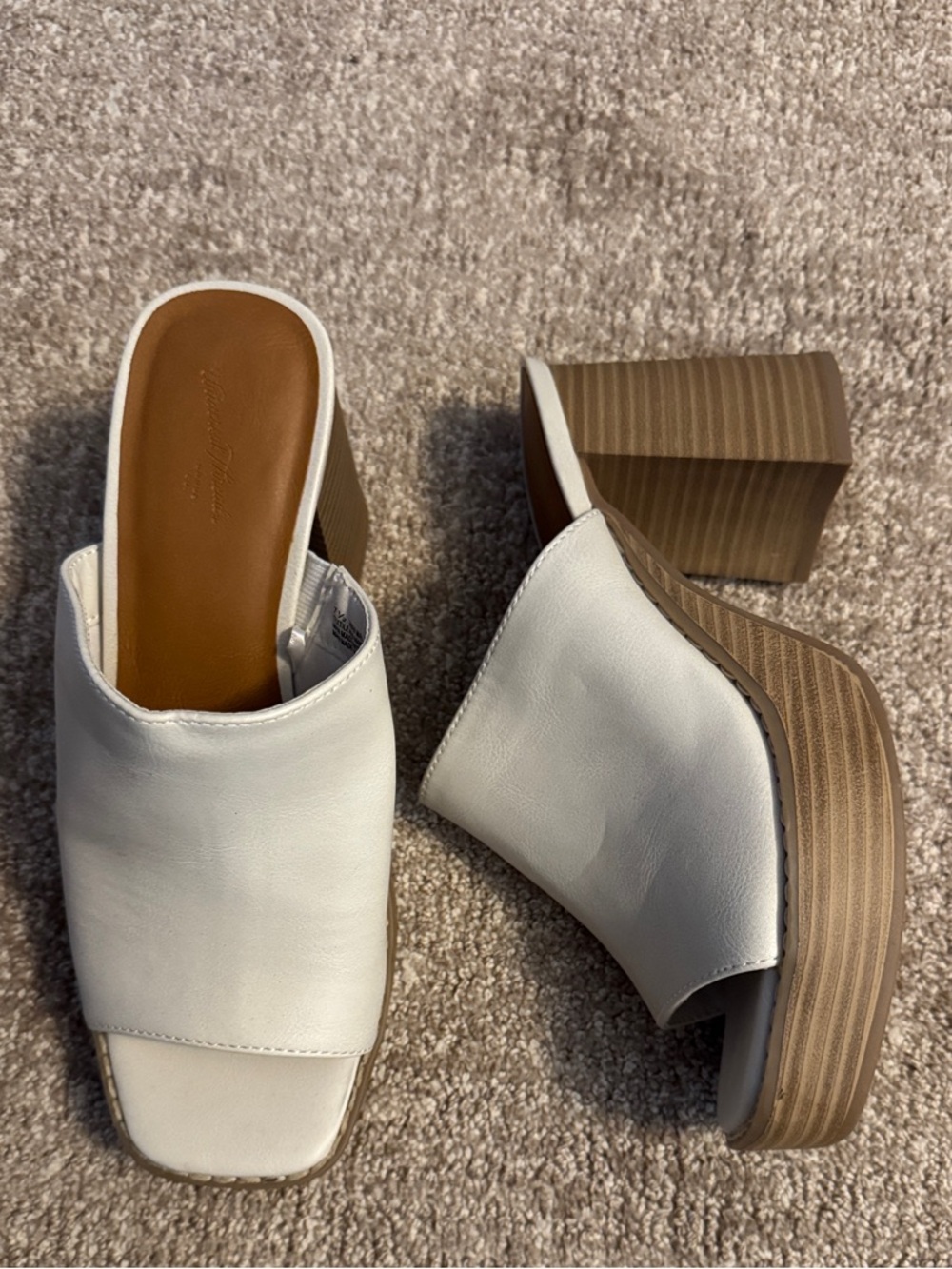 white block heels
